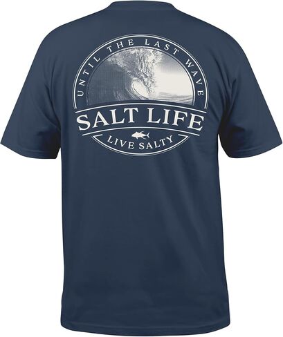 Salt Life Men's Last Wave Short Sleeve Crew Neck Tee in Saudi Arabia