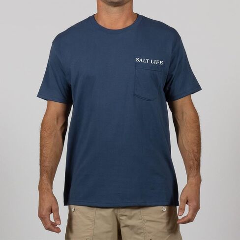 Salt Life Men's Last Wave Short Sleeve Crew Neck Tee in Saudi Arabia