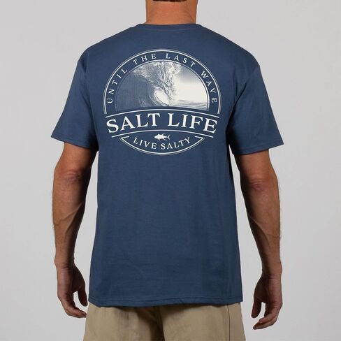Salt Life Men's Last Wave Short Sleeve Crew Neck Tee in Saudi Arabia