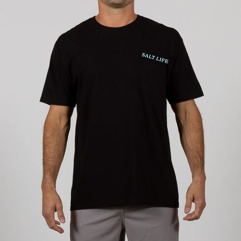 Salt Life Men's Last Wave Short Sleeve Crew Neck Tee in Saudi Arabia