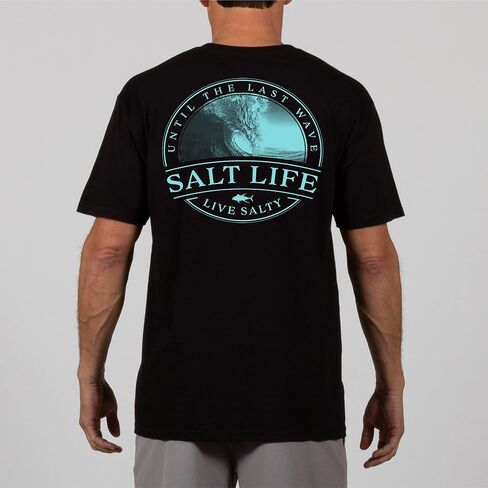 Salt Life Men's Last Wave Short Sleeve Crew Neck Tee in Saudi Arabia
