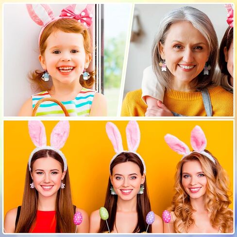 12 زوجًا من أقراط جنوم لعيد الحب للنساء عيد القديس باتريك عيد الفصح جنوم مجوهرات هدية للنساء والفتيات قلادة أكريليك قطرة متدلية طقم أقراط إكسسوارات مجوهرات in Kuwait