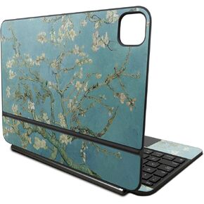 Skin Compatible with Apple Magic Keyboard for iPad Pro 11‑inch (M4) 2024 - Almond Blossom - Premium 3M Vinyl Protective Wrap Decal Cover - Easy to Apply | Crafted in The USA by MightySkins