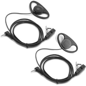 2X D-Style Earpiece Headset Mic PTT Compatible with Motorola All Talkabout 2 Way Radio T100 T200 T210 T260 T270 T380 T402 T460 T465 T470 T475 T480 T600 T800 T801 2.5mm Plug