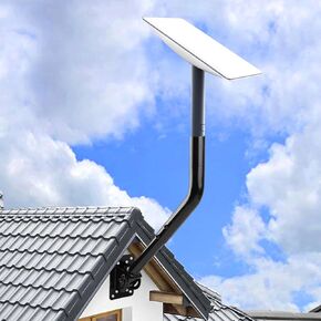 Starlink Mounting Kit Adjustable Starlink Roof Pivot Mount Starlink Pole Mount for Starlink Internet Kit Satellite Compatible with Starlink V2