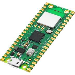 Raspberry Pi Pico W- Raspberry Pi Pico RP2040 chip, Built-in WiFi,Supports 2.4/5 GHZ, Bluetooth 5.2 Supported, WiFi Wireless Bluetooth Single Board Computer