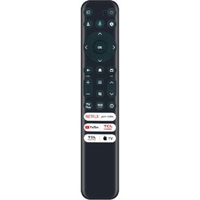 New RC813-FMB1 RC813 FMB1 RC902V Replace Voice Remote fit for TCL Google TV Mini 4K 8K LED LCD ULED OLED TV 50S546 43S446 50S446 55S446 65S446 75S446 85S446 75R646 65R646 55R646 75S546 65S546