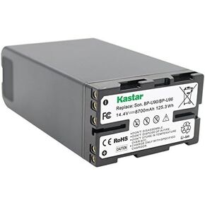 Kastar BP-U90 Battery for Sony BP-U30 BP-U60 BP-U65 BP-U66 BP-U96 and PXW-FS7 FS5 X180 PMW-100 150 150P 160 PMW-200 300 PMW-EX1 EX1R PMW-EX3 EX3R PMW-EX160 PMW-EX260 PMW-EX280 PMW-F3 PMW-F3K PMW-F3L
