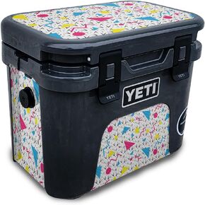 Glossy Glitter Skin Compatible with Yeti Roadie 15 Hard Cooler - Spring Heart - Premium 3M Vinyl Protective Wrap Decal Cover - Easy to Apply | Crafted in The USA by MightySkins
