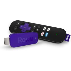 Roku Streaming Stick+ | HD/4K/HDR Streaming Device with Long-range Wireless and Roku Voice Remote with TV Controls