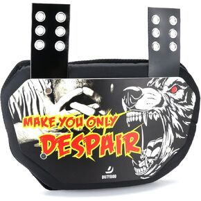 Football Back Plate-DUTYBOD Lower Back Rear Back Bone Protector Shield Backplate for Youth & Adult (Stars-Kids)