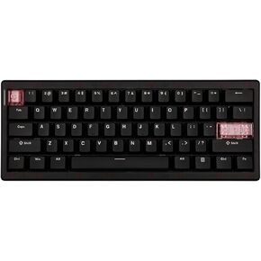 CIDOO QK61 VIA Programmable 60% Compact Keyboard, Wireless Gaming Keyboard, Hot Swappable Custom Keyboard, Gasket Mechanical Keyboard with PC Plate, RGB, 3000mAh Battery for Win/Mac (White)