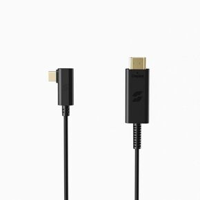STORHM USB-C Right Angle to HDMI 2.0 Cable - HDMI Certified Ultra High Performance 4K Active Optical Cable – Unparalleled Performance and Compatibility (15ft)