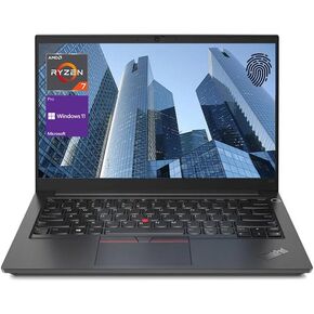Lenovo ThinkPad E14 Gen 6 Business Laptop, 14" FHD+ Display, AMD Ryzen 5 7535U, 32GB DDR5 RAM, 1TB SSD, Fingerprint, Backlit, Wi-Fi 6, Windows 11 Pro, Bundle with Targus USB-C 100W Docking Station