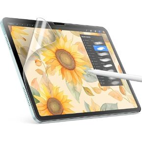 JETech Paper Screen Protector for iPad Air 11-Inch M2 (2024), Anti-Glare, Matte PET Film for Drawing, 1-Pack