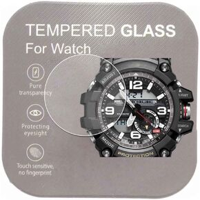 [2-Pcs] For GA-B001 Watch Screen Protector,2.5D Rounded Edges 9H Premium Real Tempered Glass Screen Protector Anti Scratch,Anti-fingerprint Bubble-free GAB001-1A