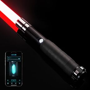 قم بترقية RGB3.0 Smooth Swing Light Sabre 16 خط صوت، سيوف ضوئية للتحكم في الحركة، تغيير لون لا نهائي و16 RGB Light Sabre للبالغين مع ضمادة غير قابلة للانزلاق تدعم المبارزة الثقيلة