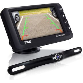 Pyle Wireless Rear View Backup Camera-Upgraded Vehicle Parking Reverse System w/ IP67 Waterproof and Fog Resistant, 4.3’’LCD Screen, Tilt-Adjustable Dash Cam, Night Vision-Pyle PLCM4378WIR.5