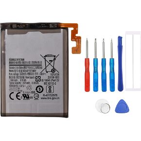 New Rechargeable Battery EB-BF707ABY Compatible with Samsung Galaxy Z Flip 5G SM-F707 GH82-23867A with tools