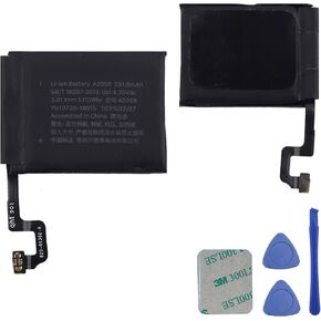 New Replacement Battery A2059 Compatible with Apple Watch Series 4 44mm 291.8mah with Tools