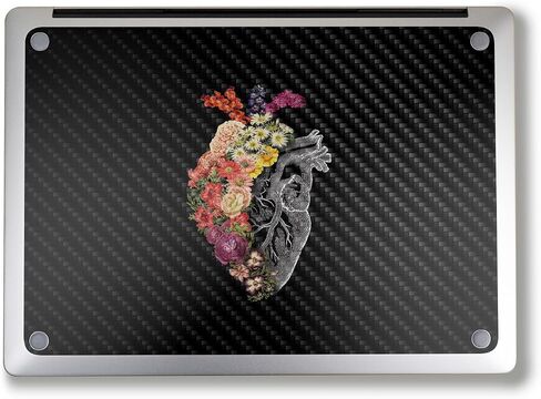 غلاف كمبيوتر محمول من ألياف الكربون متوافق مع كمبيوتر Surface المحمول 7 15 بوصة (2024) - الحصى الوردي - غطاء لاصق واقٍ من الفينيل الفاخر 3M - سهل الاستخدام | صُنع في الولايات المتحدة الأمريكية بواسطة MightySkins in Saudi Arabia