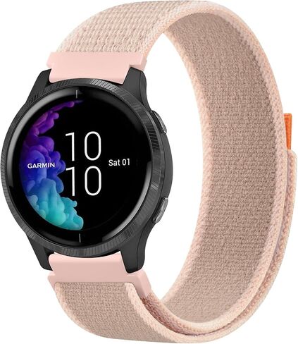 Meliya Bands Compatible with Garmin Venu 2 Plus / Venu Sq / Venu / Vivoactive 3 / Vivoactive 5 Watch Band Women Men, Soft Nylon Sport Replacement Strap for Garmin Vivomove Sport, Vivoactive 3 Music, Forerunner 645/245 Music Smart Watch in Saudi Arabia