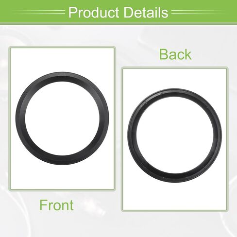 ACROPIX Universal 8" Subwoofer Speaker Rings Cover Spacers Speaker Audio Decorative Circle without Mesh Grille ABS Black - Pack of 4 in Saudi Arabia