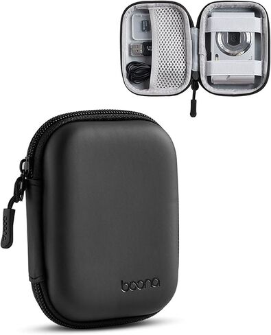 Digital Camera Case for CAMKORY, KODAK PIXPRO FZ45/FZ55, Canon IXUS 285 HS, Lecran, Small Travel Compact Camera Pouch with Mesh Pocket for Accessories SD Card (Green) in Saudi Arabia