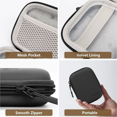Digital Camera Case for CAMKORY, KODAK PIXPRO FZ45/FZ55, Canon IXUS 285 HS, Lecran, Small Travel Compact Camera Pouch with Mesh Pocket for Accessories SD Card (Green) in Saudi Arabia