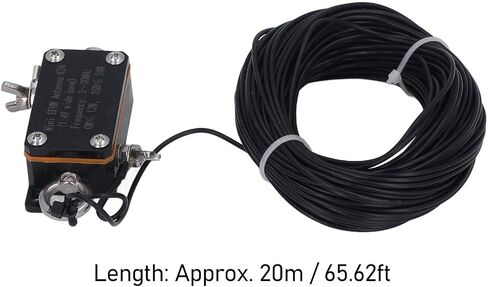 Portable HF End Fed Antenna, 1:49 Balun Short Pocket End Fed Radio Antenna, 3‑30MHz FE8 CW SSB End Fed Half Antenna, PVC End Fed Radio Antenna for Outdoor in Saudi Arabia