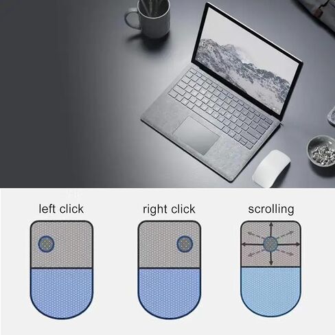 ماوس Arc Touch Mouse، ينطبق على Microsoft Surface Arc Mouse FHD-00001 ماوس محمول قابل للطي ماوس صامت قابل للطي للكمبيوتر/Mac/OS/الكمبيوتر المحمول/الكمبيوتر المحمول (أبيض) in Kuwait