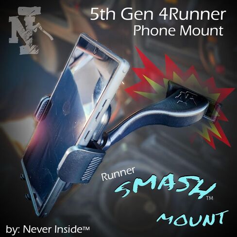 The Runner Smash Mount V2 5th Gen 4Runner Phone Mount w/Basic Phone Holder in Saudi Arabia