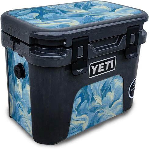 غلاف لامع لامع متوافق مع مبرد Yeti Roadie 15 الصلب - قلب زنبركي - غطاء لاصق واقٍ من الفينيل 3M ممتاز - سهل الاستخدام | صُنع في الولايات المتحدة الأمريكية بواسطة MightySkins in Kuwait