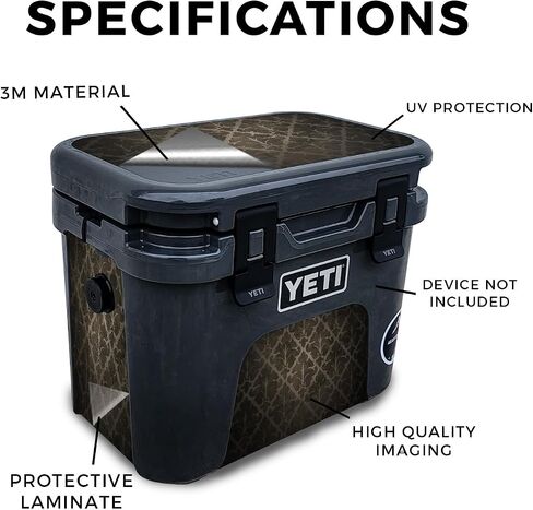 غلاف لامع لامع متوافق مع مبرد Yeti Roadie 15 الصلب - قلب زنبركي - غطاء لاصق واقٍ من الفينيل 3M ممتاز - سهل الاستخدام | صُنع في الولايات المتحدة الأمريكية بواسطة MightySkins in Kuwait