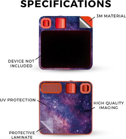 Glossy Glitter Skin Compatible with Rabbit r1 - Vintage Paisley - Premium 3M Vinyl Protective Wrap Decal Cover - Easy to Apply | Crafted in The USA by MightySkins in Saudi Arabia