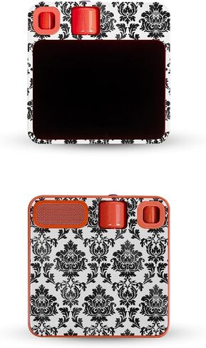Glossy Glitter Skin Compatible with Rabbit r1 - Vintage Paisley - Premium 3M Vinyl Protective Wrap Decal Cover - Easy to Apply | Crafted in The USA by MightySkins in Saudi Arabia