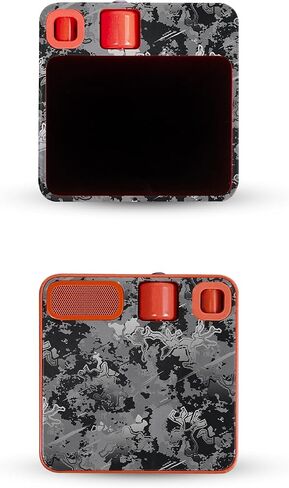 Glossy Glitter Skin Compatible with Rabbit r1 - Vintage Paisley - Premium 3M Vinyl Protective Wrap Decal Cover - Easy to Apply | Crafted in The USA by MightySkins in Saudi Arabia