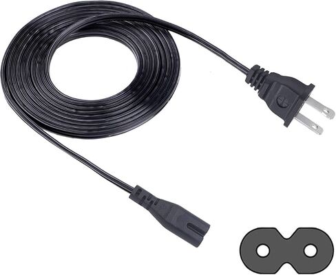 2 الشق استبدال سلك الطاقة لجرس + Howell السوبر مشرق ضوء بار 8Ft IEC C7 سلك الطاقة كابل التيار المتردد in Saudi Arabia