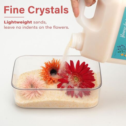 LotFancy Silica Gel Flower Drying, 6 LBS Reusable Color Indicating Silica Crystals for Wedding Bouquet Preservation, Resin Art, DIY Crafts in Saudi Arabia