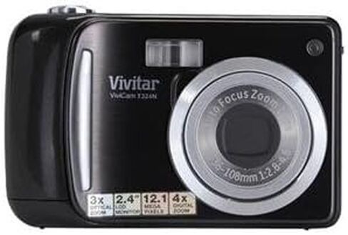 مجموعة كاميرا Vivitar الرقمية (كاميرا ViviCam T324N + مجموعة صور/فيديو فاخرة + حقيبة) in Kuwait