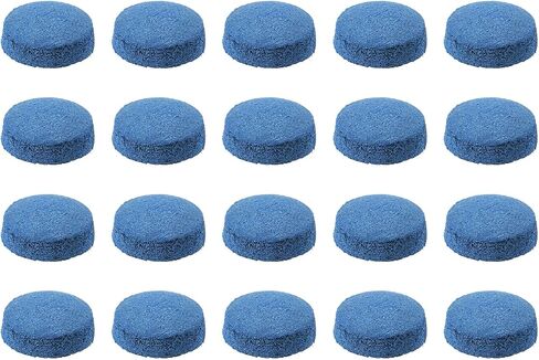 20 Pack Pool Cue Tips - Billiard Cue Replacement Tip, Wear-Resistant, Apply to Pool Cues/Snooker (11mm Dia, Grey) in Saudi Arabia