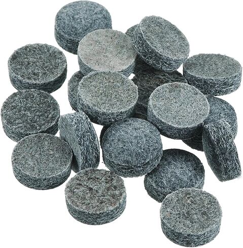 20 Pack Pool Cue Tips - Billiard Cue Replacement Tip, Wear-Resistant, Apply to Pool Cues/Snooker (11mm Dia, Grey) in Saudi Arabia