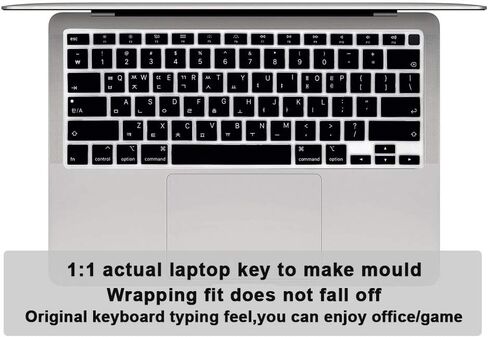 غطاء لوحة المفاتيح من السيليكون الصيني التايواني لجهاز MacBook Air 13 بوصة 2020 موديل A2179 A2337 M1 Chip، لملحقات MacBook Air 13 بوصة، لجهاز MacBook 13 بوصة Air Gel الواقي للإصدار الأمريكي in Saudi Arabia