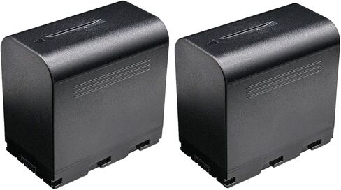 بطارية Kastar 2-Pack SSL-JVC70 7.4 فولت 7800 مللي أمبير متوافقة مع كاميرات JVC GY-HM600، GY-HM600E، GY-HM600EC، GY-HM620U، GY-HM650، GY-HM650U، GY-HM650SC، GY-HM660U، GY-HM660SC وشاشات DT-X in Saudi Arabia