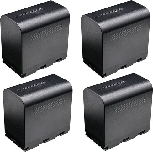 بطارية Kastar 2-Pack SSL-JVC70 7.4 فولت 7800 مللي أمبير متوافقة مع كاميرات JVC GY-HM600، GY-HM600E، GY-HM600EC، GY-HM620U، GY-HM650، GY-HM650U، GY-HM650SC، GY-HM660U، GY-HM660SC وشاشات DT-X in Saudi Arabia