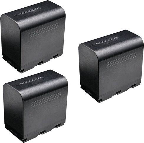 بطارية Kastar 2-Pack SSL-JVC70 7.4 فولت 7800 مللي أمبير متوافقة مع كاميرات JVC GY-HM600، GY-HM600E، GY-HM600EC، GY-HM620U، GY-HM650، GY-HM650U، GY-HM650SC، GY-HM660U، GY-HM660SC وشاشات DT-X in Saudi Arabia