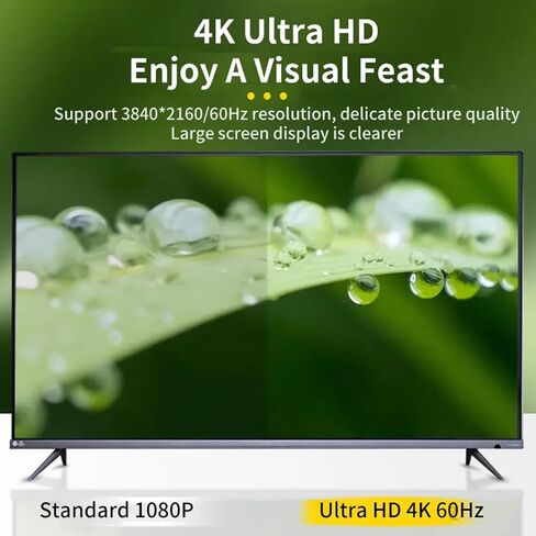كابل HDMI صغير إلى HDMI بطول 3 أقدام و1 متر، كابل HDMI عالي السرعة إلى Mini HDMI للشاشة المحمولة 4K 60 هرتز سلك HDMI 2.0، متوافق مع الشاشة والكاميرا وكاميرا الفيديو والكمبيوتر اللوحي والكمبيوتر المحمول وRaspberry Pi Zero W in Saudi Arabia
