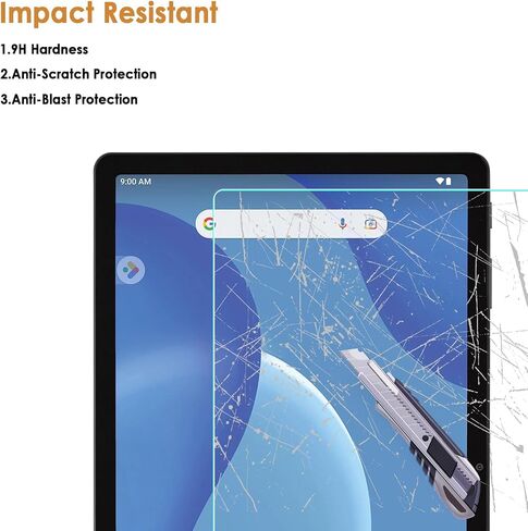 واقي شاشة مكون من عبوتين متوافق مع Onn 11 بوصة Tablet Pro 2023، [وضوح عالي الدقة] [9 صلابة] بديل لطبقة الزجاج المقوى المضادة للخدش لجهاز Onn Pro 11 بوصة 2023 in Kuwait
