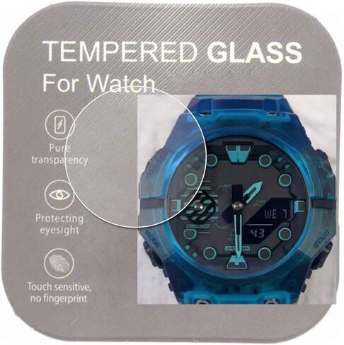 [2-Pcs] For GA-B001 Watch Screen Protector,2.5D Rounded Edges 9H Premium Real Tempered Glass Screen Protector Anti Scratch,Anti-fingerprint Bubble-free GAB001-1A in Saudi Arabia