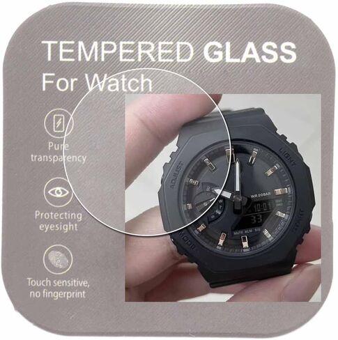 [2-Pcs] For GA-B001 Watch Screen Protector,2.5D Rounded Edges 9H Premium Real Tempered Glass Screen Protector Anti Scratch,Anti-fingerprint Bubble-free GAB001-1A in Saudi Arabia